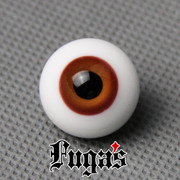 fuga’s手工玻璃眼.BJD娃娃眼珠.浅褐色.8-18mm