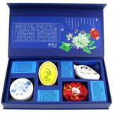 中华首妆谢馥春古典珍藏版(胭脂 香囊 经典粉 头油）四件套礼盒