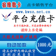 宿维数卡_1000元平台加款卡[自动加款]-5分钟不确认收货后果自负