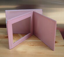 AUPRES/欧珀莱 粉色化妆镜 专柜赠品