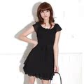  JK2  2010夏装 新款淑女高腰 碎花朵波西米亚民族雪纺连衣裙子