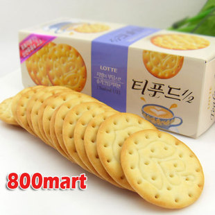  新品 韩国乐天LOTTE低卡饼干50g 茶点 咖啡伴侣饼干 低糖吃不胖
