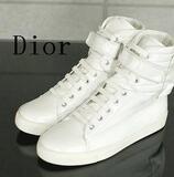 【DIOR HOMME】特价！RAF狂人年度巨作漆皮高邦钱包袋休闲鞋
