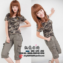 Spring summer Korean Women pant overalls big bags of casual comfort and generous 008 yards