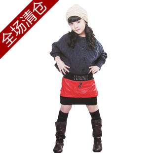  清仓特价儿童裙子皮裙超短裙包裙06/P26