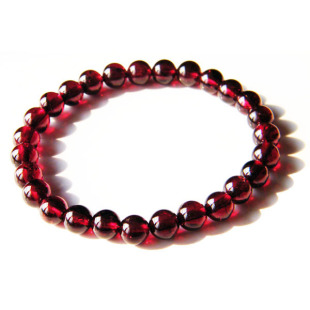  水玉冰魄 1498石榴石手链 酒红石榴石 体透少绵 特价7MM