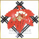 红枫叶的恋情 迎新年 手工艺品 木刻 实木立体