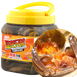  陆龙特级河蟹 大闸蟹醉蟹 约10只全母1800g 盐酒糖姜的美妙转化