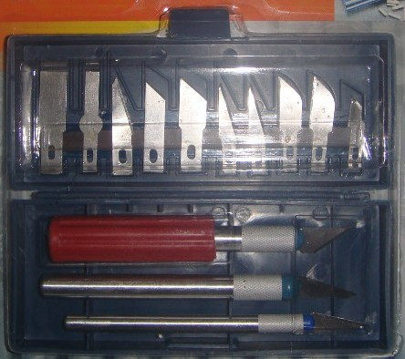 高达 模型刻刀工具 笔刀 专用模型笔刀套装(带13片刀片)
