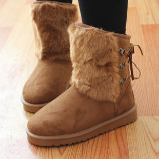 冬季新款 秋冬雪地靴 马丁靴 流苏靴 中筒靴 靴子厚棉鞋女靴