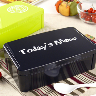 日式便当盒学生餐盒 单层可爱创意饭盒 微波炉 塑料饭盒