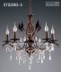 欧式水晶灯具 特价灯饰3063-5 客厅　餐吊　卧室　吊灯 古典