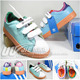 正品 女款 Adidas三叶草StanSmith彩虹魔术贴
