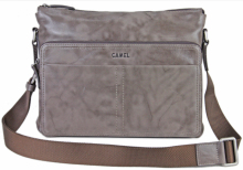 新款正品American Camel/美国骆驼MB119049-03男式牛皮挎包