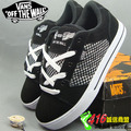 09新 VANS hiphop 嘻哈美国街头滑板磨砂厚鞋舌万斯中帮板鞋