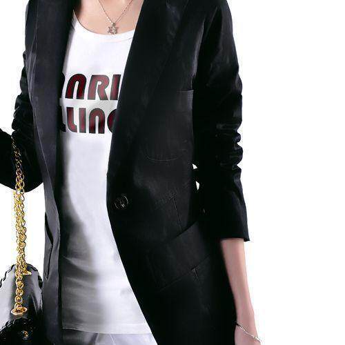 十衣素！2010秋装新品 OL通勤修身小西装 女装中长款小外套0909