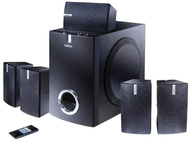 正品商城 漫步者 R351T07 全木质音箱5.1 遥控