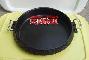 加厚型韩式烤盘/铁板烧/电磁炉煤气炉用/有检测证书[乐购联盟]1