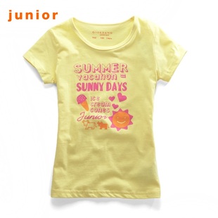 2012 new Giordano t-shirts girls calf in summer beach party t-03392002