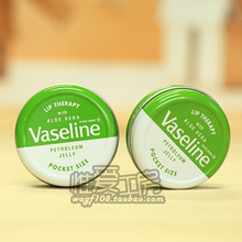 五皇冠 英国原装 Vaseline 凡士林 芦荟润唇膏 新版 20g
