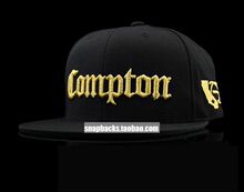 暗夜突袭 compton夜店DJ帽 snapback bboy可调节棒球帽 嘻哈帽