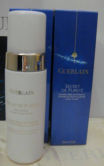 ~专柜正品6折代购~Guerlain/娇兰 净奥秘莲花泡沫<span class=H>洁面</span>慕丝150ML