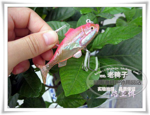 ★冲两冠★路亚软饵 包铅鱼 路亚饵 80MM/19G 颜色随机发货