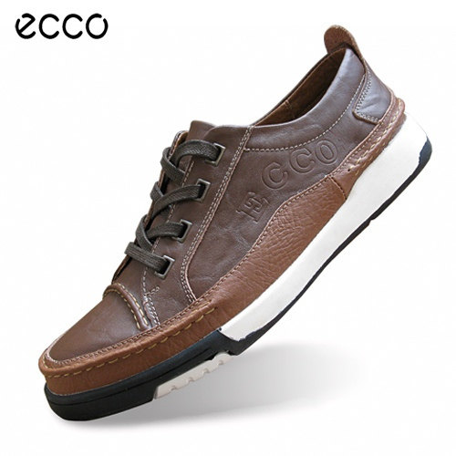 ECCO爱步09秋季新款 舒适男鞋透气进口牛皮休闲皮鞋