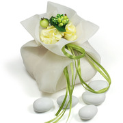 意大利confetti爱袋-白色喜糖袋系列，1欧式婚庆创意喜糖盒伴手礼