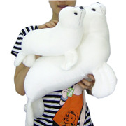 极地馆海豹海狮公仔毛绒海豹海洋馆送女友生日礼物娃娃海豹抱枕