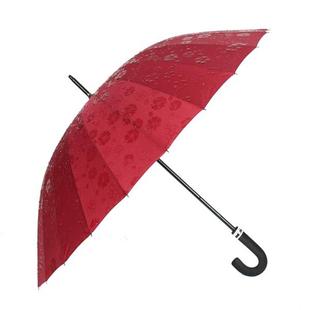 安妮雅24骨男女超大雨伞，弯柄晴雨伞遮阳伞创意，长柄双人商务暴雨伞