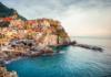 现代简约意大利地中海，五渔村风景客厅房间卧室，挂画壁画无框装饰画