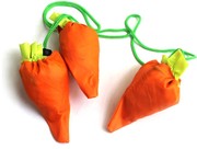 胡萝卜折叠环保袋订做logo水果环保购物袋袋印字