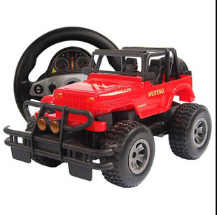 威腾 Jeep超大重力方向盘遥控汽车模型儿童玩具男孩礼物