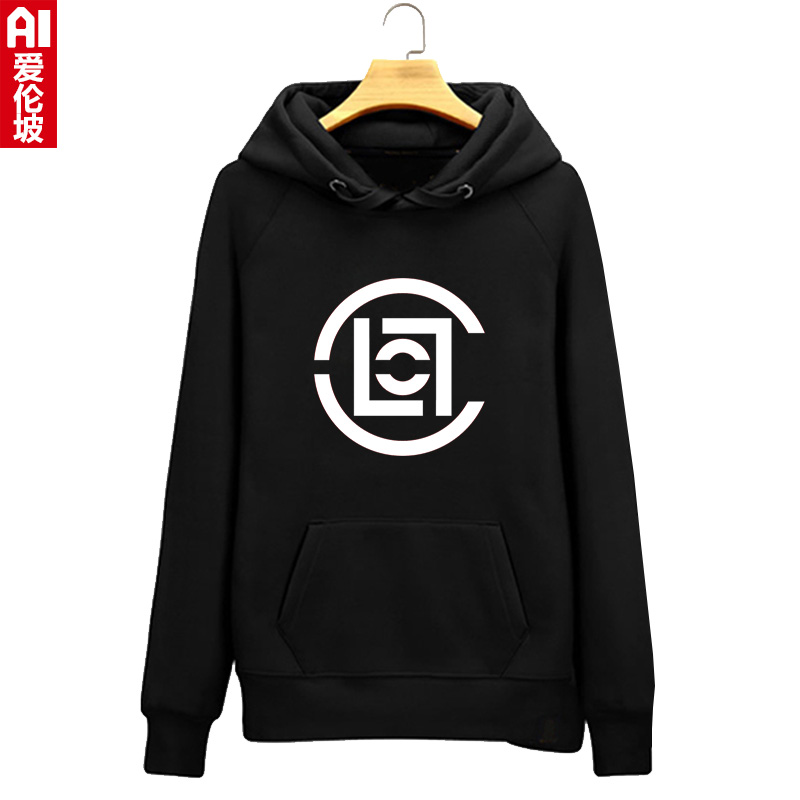 春季陈潮牌冠希clot套头卫衣个性街头潮男女加