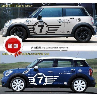 mini汽车拉花