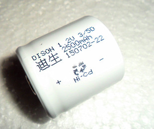  DISON 迪生电池烧结镍镉3/5D2500mAh 1.2V 高低温电池