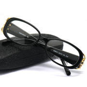 tr90超轻6016粗腿眼镜架全框板材，眼镜架豹纹色女款眼镜框，镶钻白领