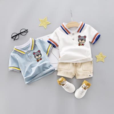 0-1-2-3岁男宝宝夏装套装6-12个月婴儿童装7超洋气8幼儿衣服纯棉9