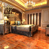 金慕镀金抛晶砖客厅餐厅卧室地面瓷砖600600仿木纹抛金砖 艺术