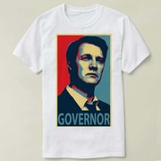 governor walking dead行尸走肉 总督 半袖定制成人Tee Shirt T恤