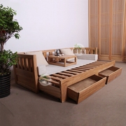 榆木家具全实木沙发老榆木沙发，床推拉床，实木沙发伸缩北京