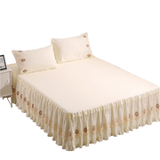 床单床罩床头床裙套防尘罩保护套公主透气薄款单人床双人床1.2学