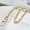 6毫米 浅金色立体O链 饰品链 装饰链 包包链子包带金属链条包配件