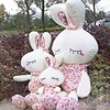 LOVE兔兔子女生创意毛绒玩具兔公仔 情人节礼物抱枕