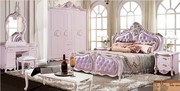 欧式成套结婚法式家具组合套装卧室套房六件套床衣柜橱家居梳妆台