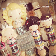 日本正版散货玩具 原宿娃娃香水娃娃手指公仔摆件收藏