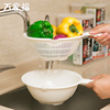 日本进口洗菜盆沥水篮，菜篮塑料厨房，洗水果篮子果盘果盆筛子两件套