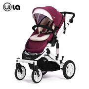 WLA为了爱欧美婴儿推车高景观婴儿车铝合金充气轮胎 图