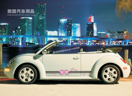 mini汽车拉花
